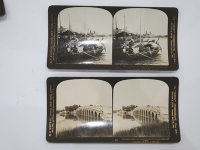Lot 273 - A SET OF STEREOCARDS AND A STEREOVIEWER MADE BY PERFECSCOPE.