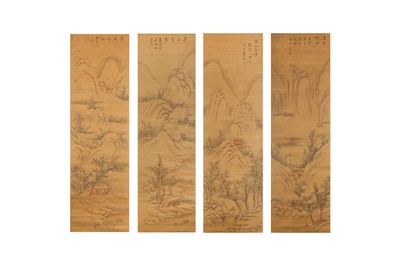 Lot 160 - LIN LIANG (follower of, 1429 – 1494). Landscapes
