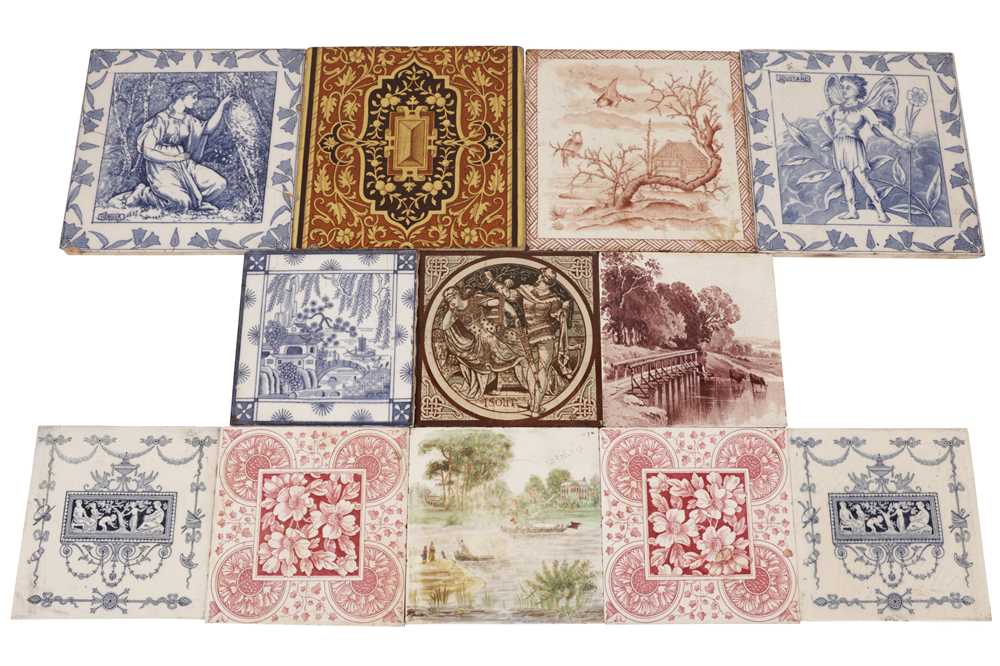 Lot 108 - A COLLECTION OF TILES