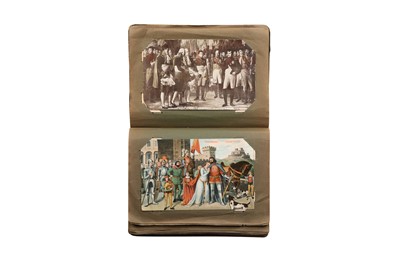 Lot 444 - A GROUP OF HAJJ-RELATED SOUVENIRS AND A TRAVEL POSTCARDS ALBUM