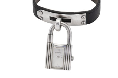 Lot 334 - A KELLY PADLOCK WATCH BY HERMES