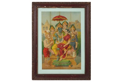 Lot 470 - AFTER RAJA RAVI VARMA (LATE 19TH CENTURY)