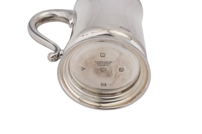 Lot 153 - AN ELIZABETH II STERLING SILVER HALF-PINT MUG, LONDON 1977 BY C. J. VANDER