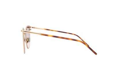 Lot 25 - Pomellato Brown Oversized Cat Eye Sunglasses