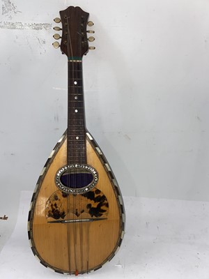 Lot 512 - TWO ITALIAN BOWL BACK MANDOLINS, EARLY 20TH CENTURY