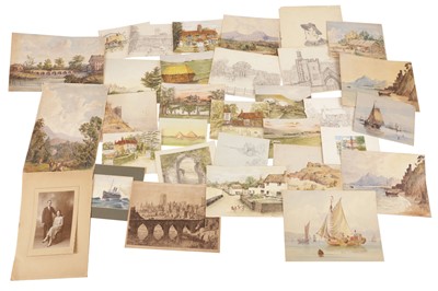 Lot 416 - A COLLECTION OF 19/20TH CENTURY TOPOGRAPHICAL STUDIES