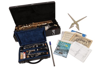 Lot 511 - A BUFFET CRAMPON 'EVETTE' SAXOPHONE AND 'B12' CLARINET