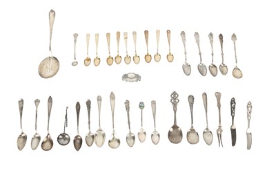 Lot 166 - A MIXED GROUP OF 20TH CENTURY NORWEGIAN 830 STANDARD SILVER FLATWARE