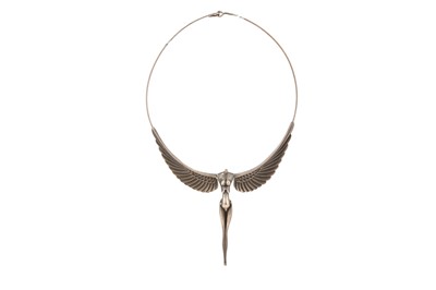 Lot 86 - PAUL WUNDERLICH (1927-2010), Silver 'Nike' necklace, designed in 1977