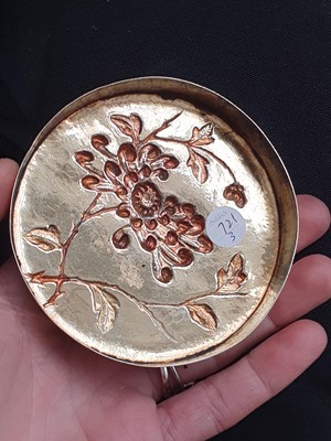 Lot 721 - A CHINESE EXPORT SILVER BOWL.