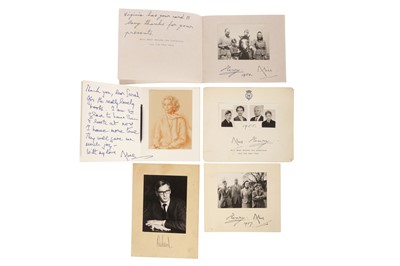 Lot 75 - CHRISTMAS CARDS AND PHOTOGRAPHS SIGNED BY THE DUKE OF GLOUCESTER AND HIS WIFE ALICE