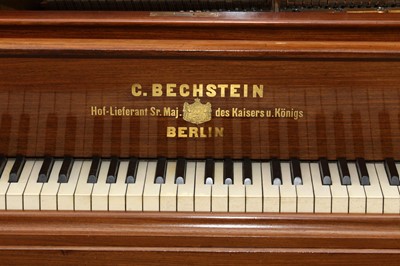 Lot 40 - C. BECHSTEIN, A BOUDOIR ROSEWOOD GRAND PIANO, LATE 19TH CENTURY