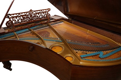 Lot 40 - C. BECHSTEIN, A BOUDOIR ROSEWOOD GRAND PIANO, LATE 19TH CENTURY