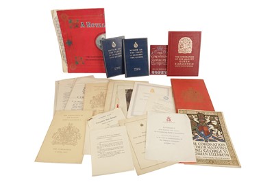 Lot 65 - A COLLECTION OF EPHEMERA RELATED TO THE 1953 CORONATION
