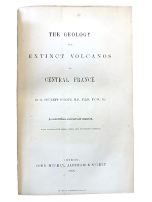 Lot 212 - Volcanology.- Scrope (George Poulett)