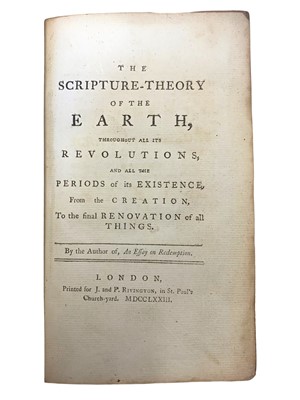 Lot 190 - Howard (Philip) The Scriptural History of the Earth and of Mankind