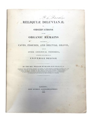 Lot 177 - Buckland (William) Reliquiae Diluvianae, Presentation Copy
