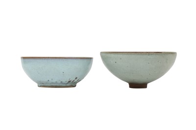 Lot 367 - TWO CHINESE JUNYAO BOWLS.