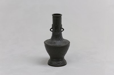 Lot 36 - A CHINESE BRONZE VASE.