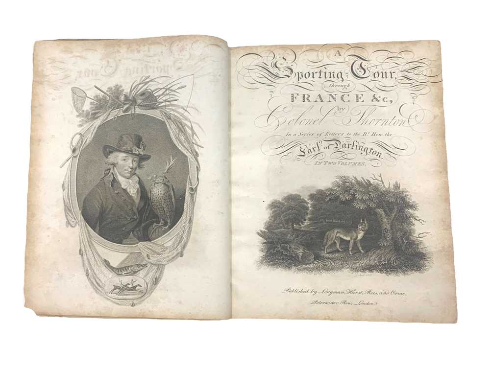 Lot 294 - Thornton. A Sporting Tour Through Various Parts of France, 1806