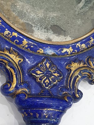 Lot 277 - A CHINESE 'EUROPEAN SUBJECT' PAINTED ENAMEL HAND MIRROR.
