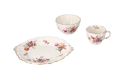 Lot 244 - A ROYAL CROWN DERBY  'DERBY POSIES' TEASET, 20TH CENTURY
