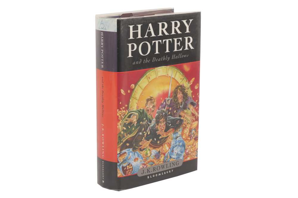 Lot 67 - Rowling: Harry Potter and the Deathly Hallows, Signed & ephemera.