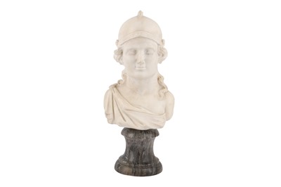 Lot 104 - A CLASSICAL INSPIRED ITALIAN MARBLE BUST, LATE 17TH TO EARLY 18TH CENTURY