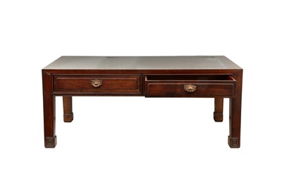 Lot 805 - A CHINESE WOOD TABLE.
