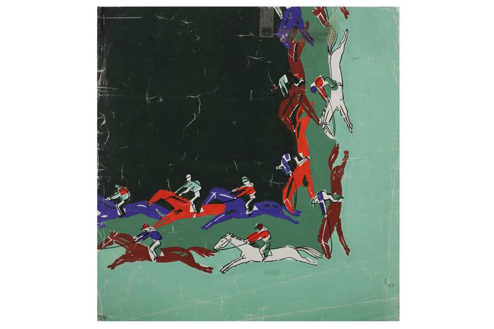 Lot 95 - MANNER OF RAOUL DUFY (EARLY-MID 20TH CENTURY) FOR LONGCHAMP, PARIS