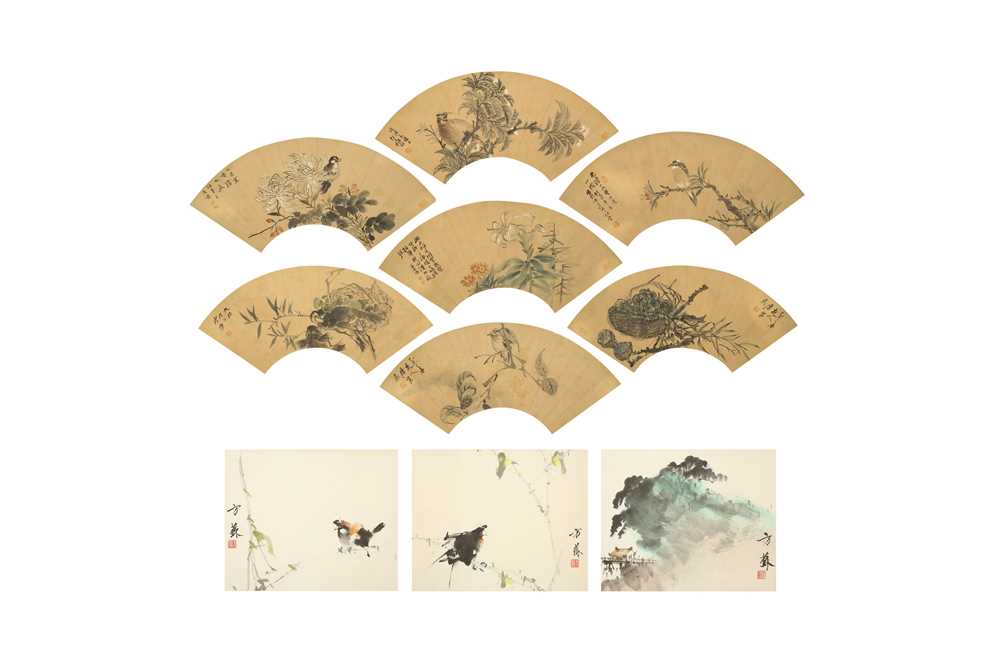 Lot 813 - A GROUP OF CHINESE PAINTINGS.