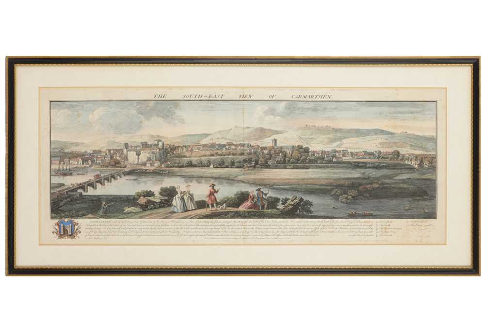 Lot 226 - Buck: The South-East View of Carmarthen, 1748