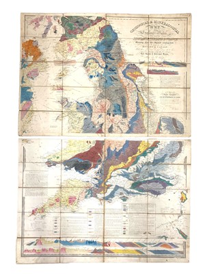 Lot 257 - Knipe (J. A.) Geological & Mineralogical Map of England and Wales