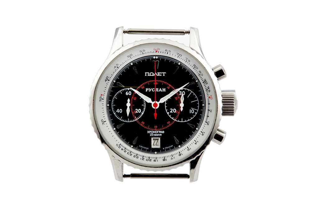 Lot 123 - RUSSIAN POLJOT (Полёт) INTERNATIONAL CHRONOGRAPH.