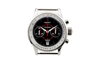 Lot 123 - RUSSIAN POLJOT (Полёт) INTERNATIONAL CHRONOGRAPH.