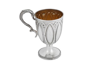 Lot 506 - A Victorian sterling silver large christening mug, Birmingham 1868 by Thomas Prime & Son