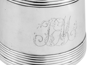 Lot 640 - A George III sterling silver tankard, London 1772 by John Deacon
