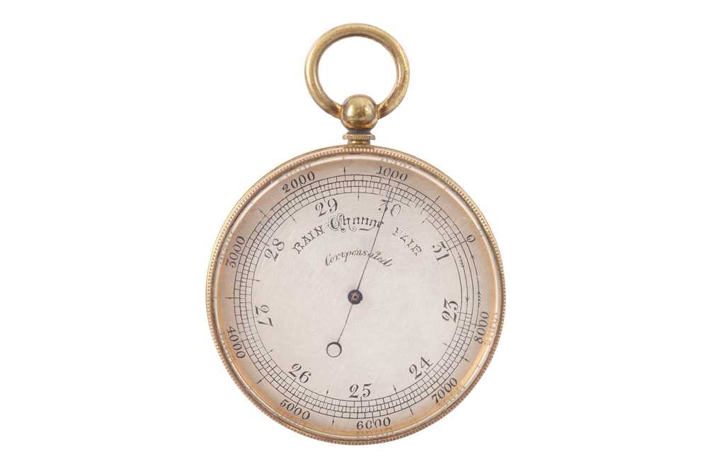 Lot 345 - A BRITISH MINIATURE BAROMETER AND ALTIMETER, 1920S