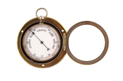 Lot 340 - A SHIP'S BAROMETER, CIRCA 1900