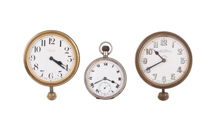 Lot 109 - TWO EIGHT DAY GOLIATH POCKET WATCHES