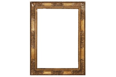 Lot 173 - A FRENCH 18TH CENTURY CARVED AND GILDED FRAME