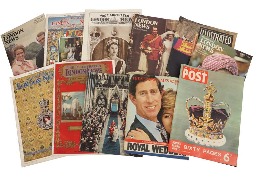 Lot 97 - COLLECTION OF VINTAGE MAGAZINES COVERING VARIOUS EVENTS RELATED BRITISH ROYAL FAMILY