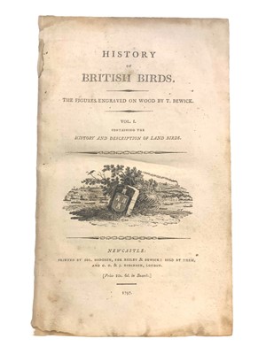 Lot 173 - Bewick (Thomas).- A History of British Birds