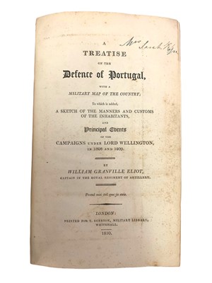 Lot 17 - Eliot. Defence of Portugal. 1810