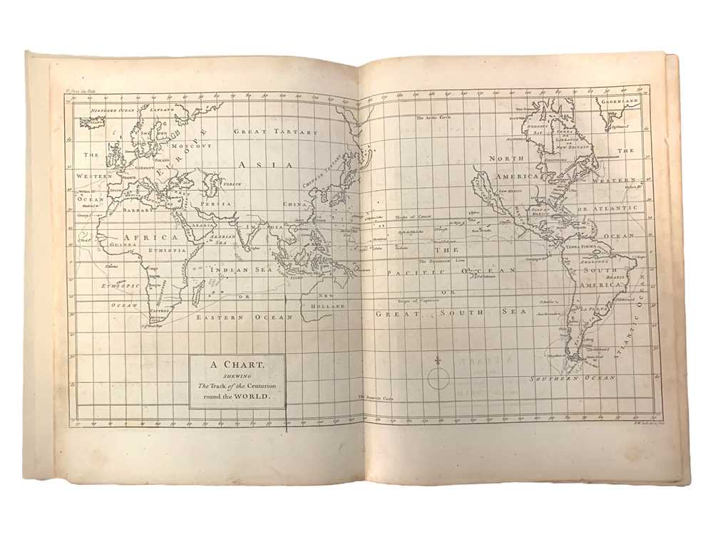 Lot 216 - Anson. Voyage Round the World, 1776.
