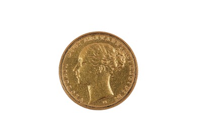 Lot 83 - A QUEEN VICTORIA 1886 GOLD FULL SOVEREIGN COIN