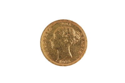 Lot 84 - A QUEEN VICTORIA 1885 GOLD HALF SOVEREIGN COIN