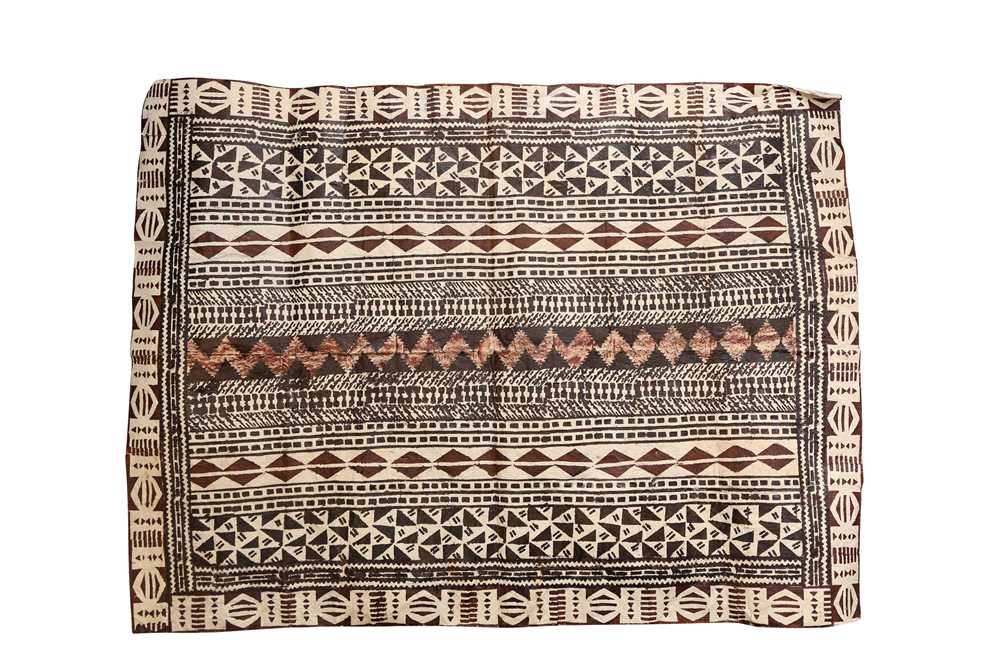 Lot 448 - TWO POLYNESIAN TAPA CLOTHS