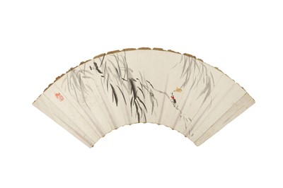 Lot 815 - A GROUP OF CHINESE FANS AND SCROLL PAINTINGS.