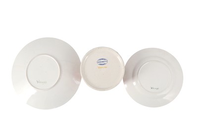Lot 263 - TWO WEMYSS WARE PLATES, 20TH CENTURY
